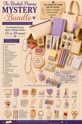 Bookish Promise MYSTERY Bundle with 15 to 19 customizable bookish items