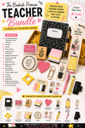 Bookish Promise TEACHER Bundle with 16 teacher-themed bookish items